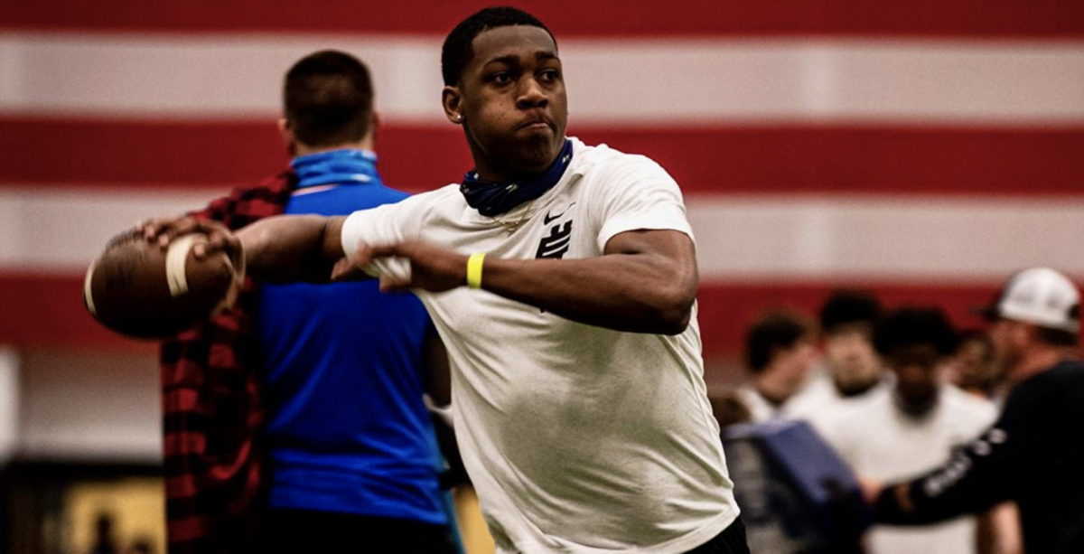 Raheim Jeter threw at South Carolina’s 7-on-7 tournament Thursday in Columbia. He has an offer from the Gamecocks.