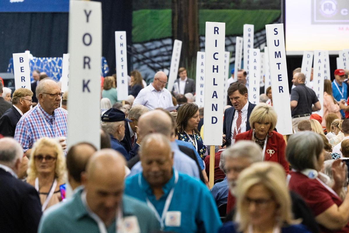 The South Carolina Republican Party State Convention at River Bluff High School on Saturday, May 20, 2023.