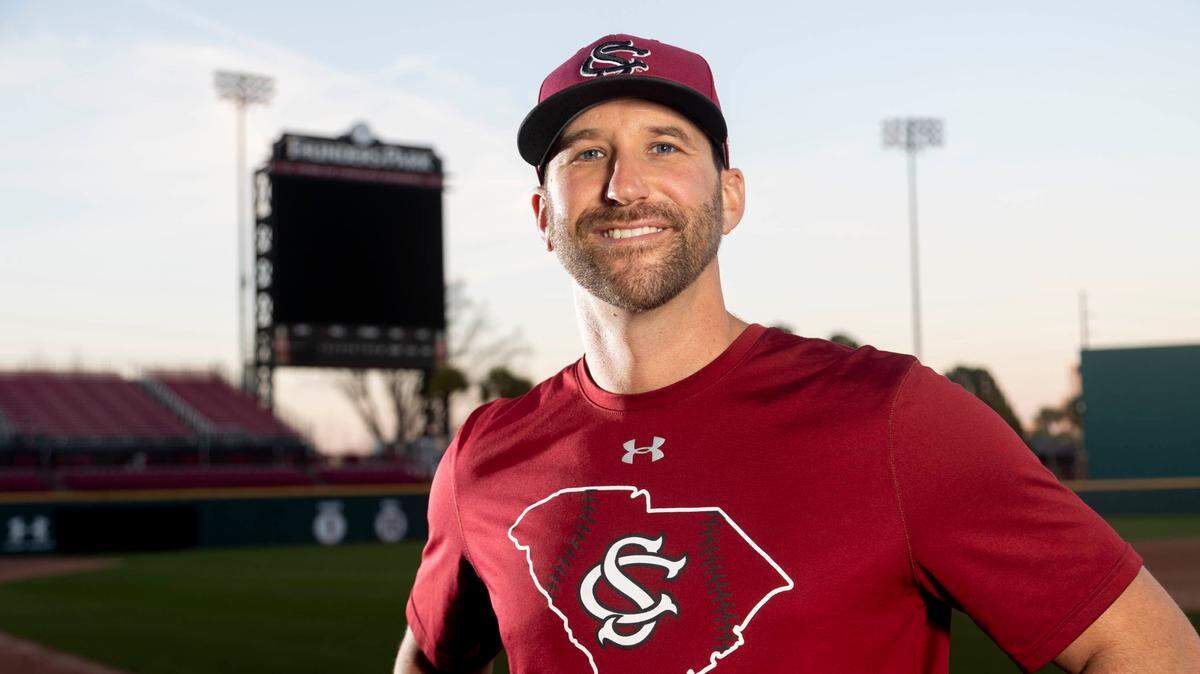 South Carolina baseball pitching coach Justin Parker