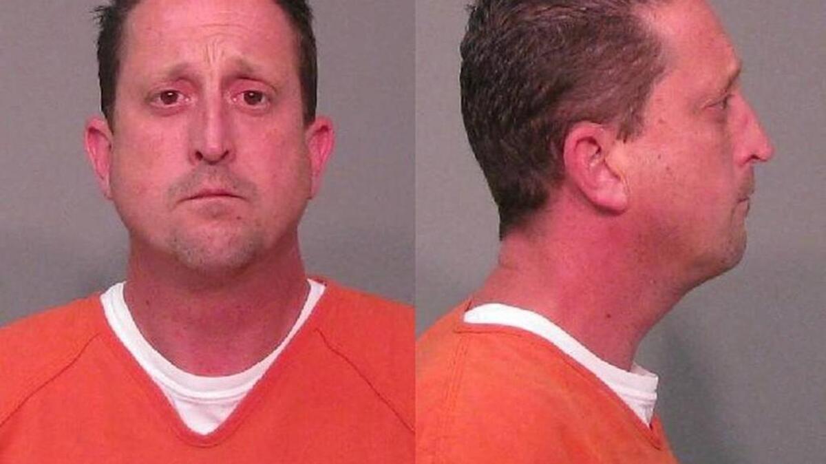 
Reed Russell Poole, 44, of Charlotte is accused of running over a private investigator with his car when the man tried to serve court papers on him, according to the York County Sheriff’s Office. 
