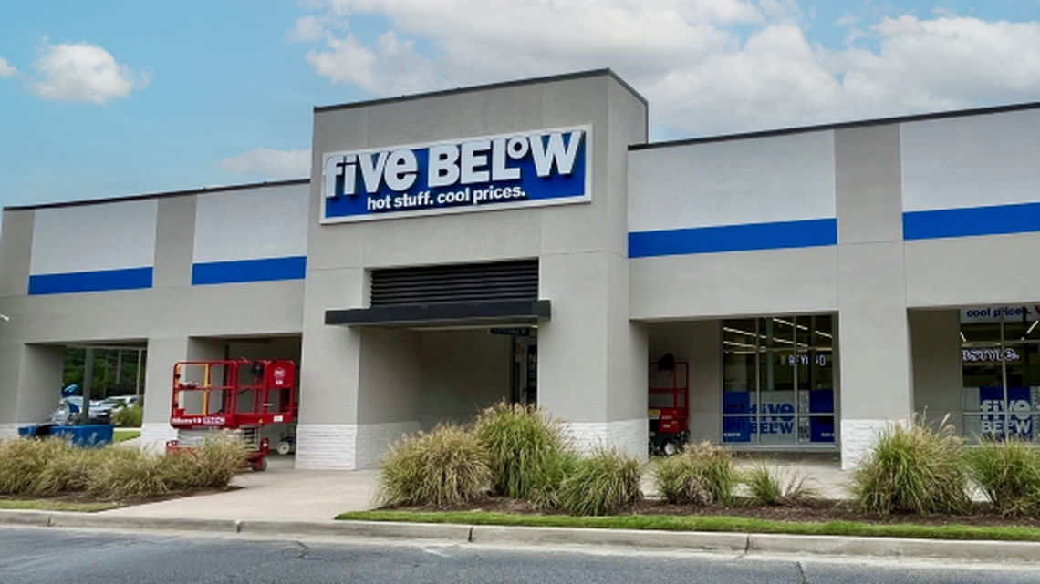 Five Below, a national discount store chain, will open a new store on Oct. 11, 2024 in Cayce’s Parkland Plaza just off Knox Abbott Drive.