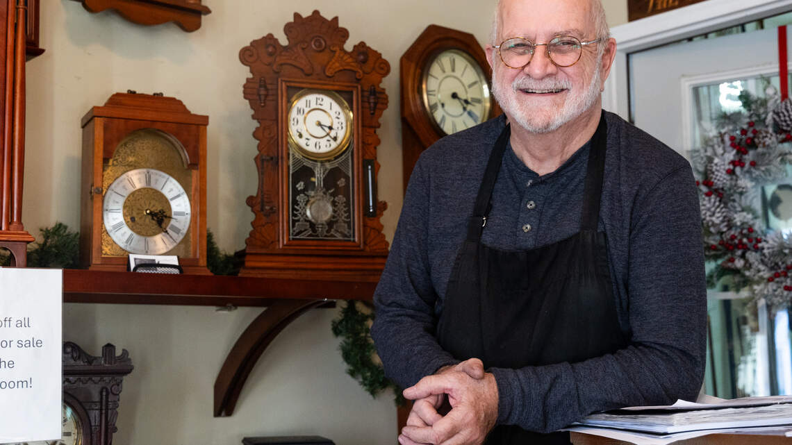 Clock repairer that started in his garage is one of the few left in the Midlands