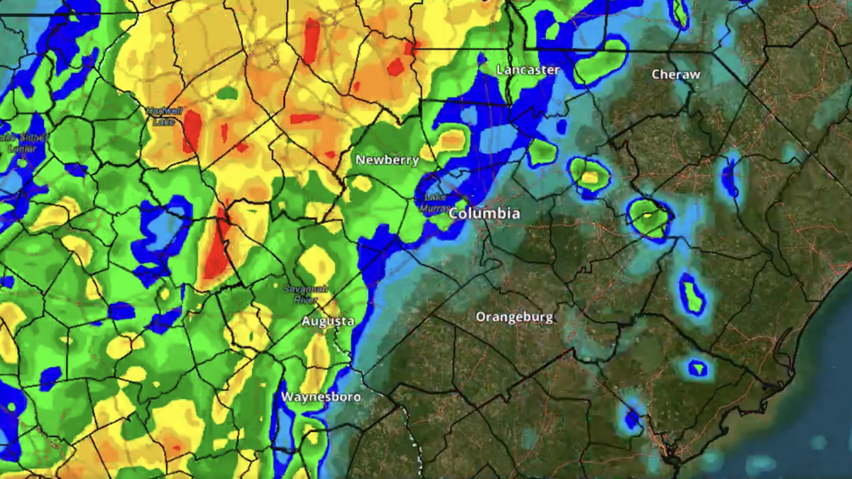 The Midlands may get rain and severe winds as the remnants of Tropical Storm Arthur blow through the southeast.