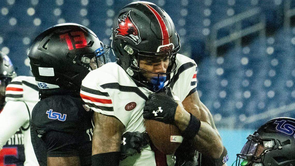 Southeast Missouri State wide receiver Tristan Smith (1)