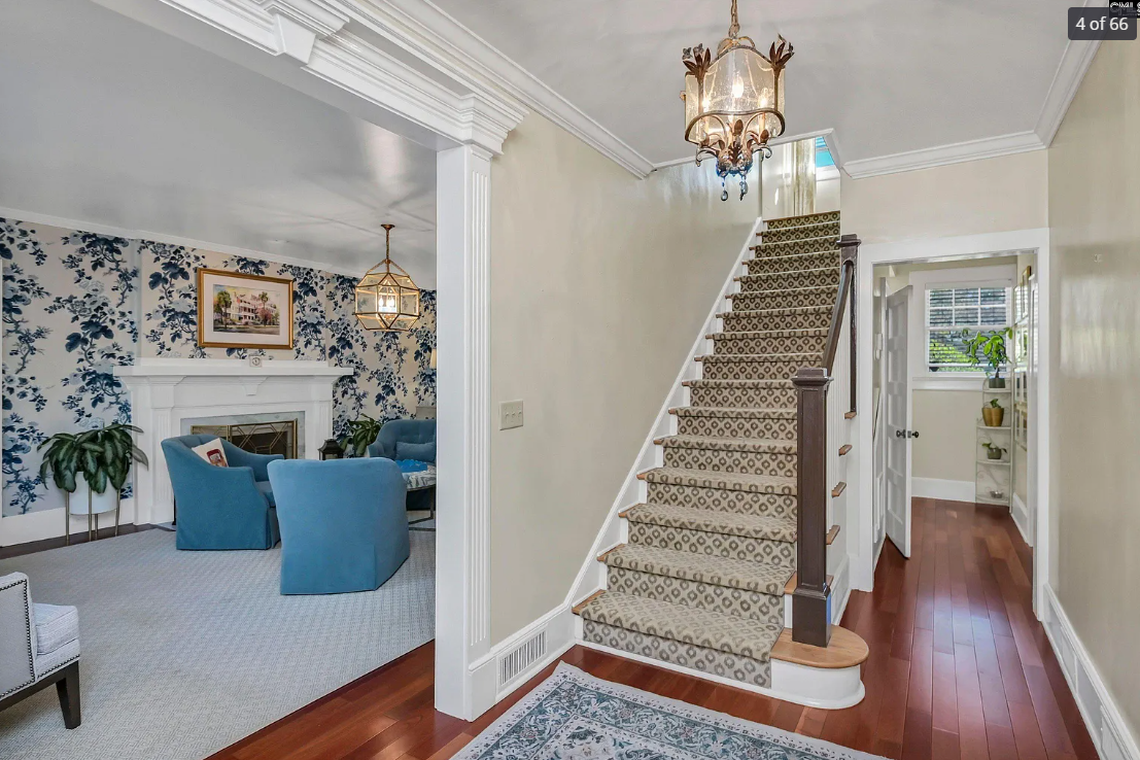 A saltwater pool, cabana and outdoor kitchen area and a separate studio building are among the amenities highlighted in a $1.65 million, 4-bedroom home for sale in the Heathwood neighborhood.