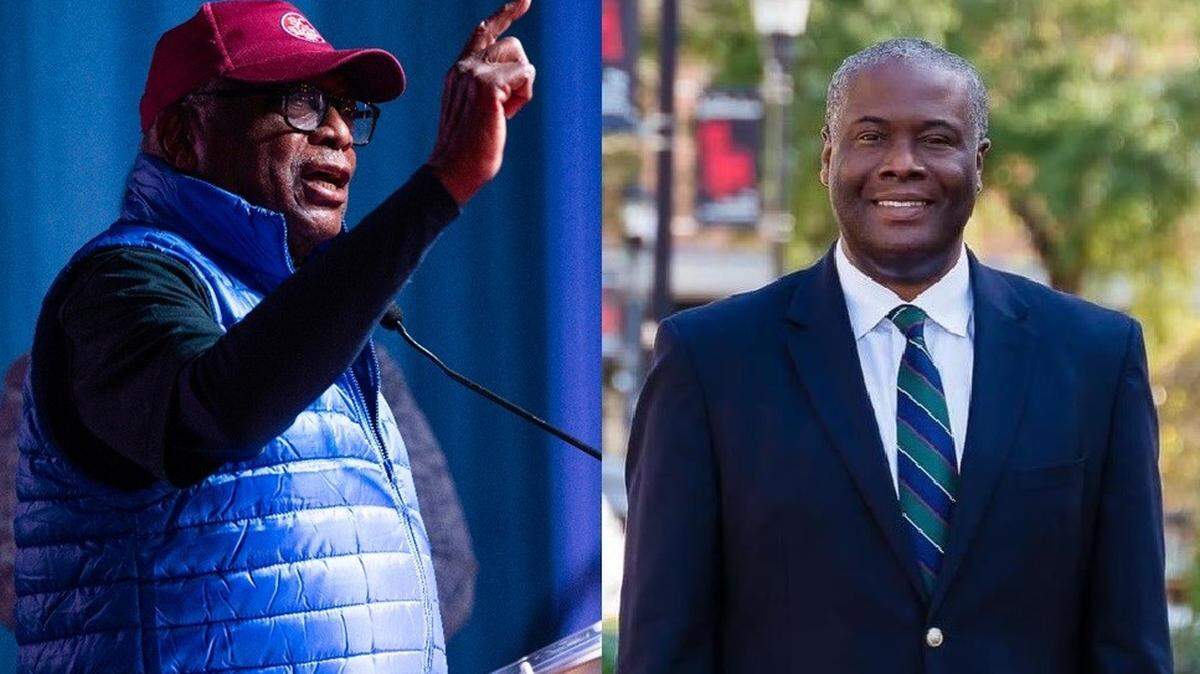 U.S. Rep Jim Clyburn, D-Santee, on the left, faces Republican challenger Duke Buckner, on the right, in the 2024 general election.