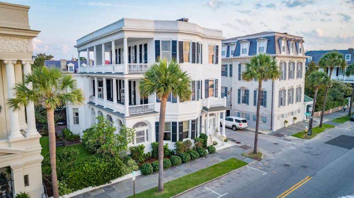 The historic Shackleford-Williams House on Charleston’s waterfront is listed.