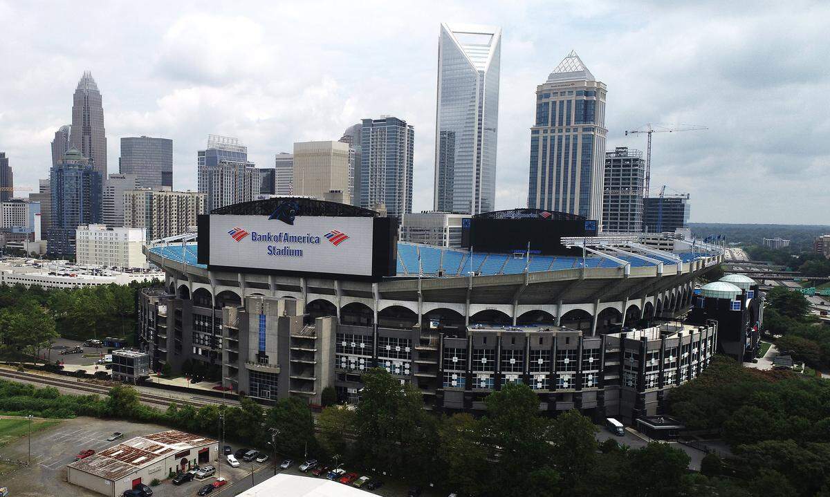 Bank of America Stadium in uptown Charlotte. After appealing the property revaluation for Bank of America Stadium, the Carolina Panthers saw the value of their stadium reduced by about $100 million. But the team is fighting to lower that further.