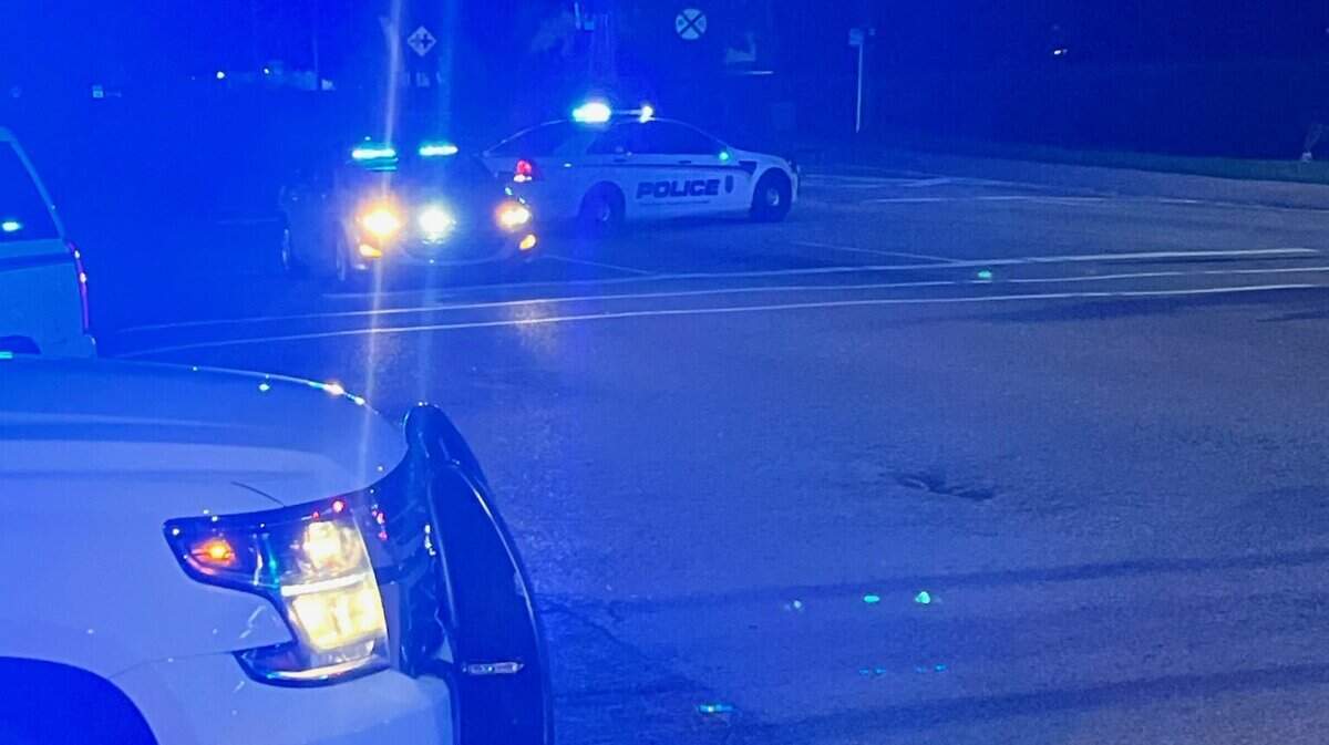 Columbia police vehicles are shown in this September 2023 photo taken at the intersection of Whaley and Assembly streets.