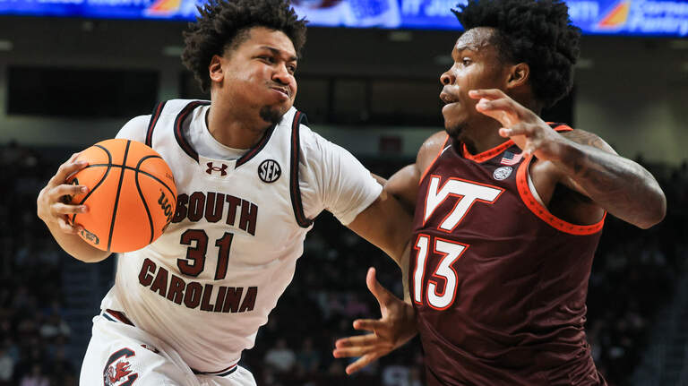Photos: South Carolina men’s basketball plays Virginia Tech