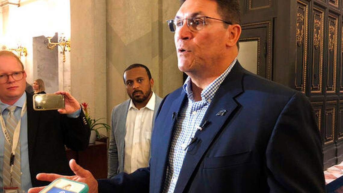 Panthers coach visits SC capitol as incentives considered