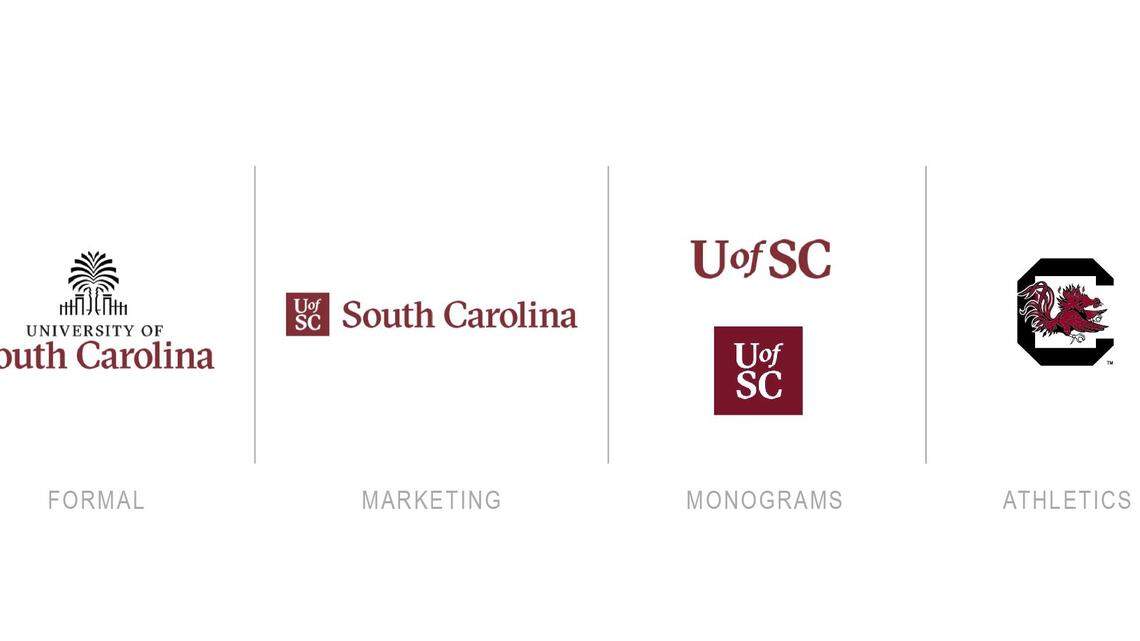 University of South Carolina released new logos Wednesday afternoon.