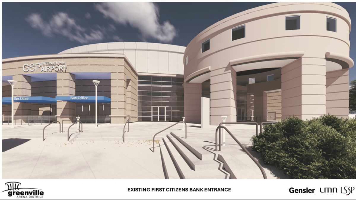 The Bon Secours Wellness Arena, built in 1998, will undergo upgrades and expansion over the next two year.