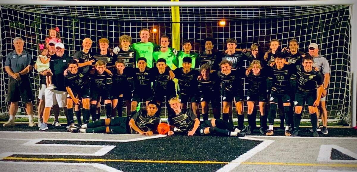 Gray Collegiate boys soccer won the 2023 Class 2A Upper State championship