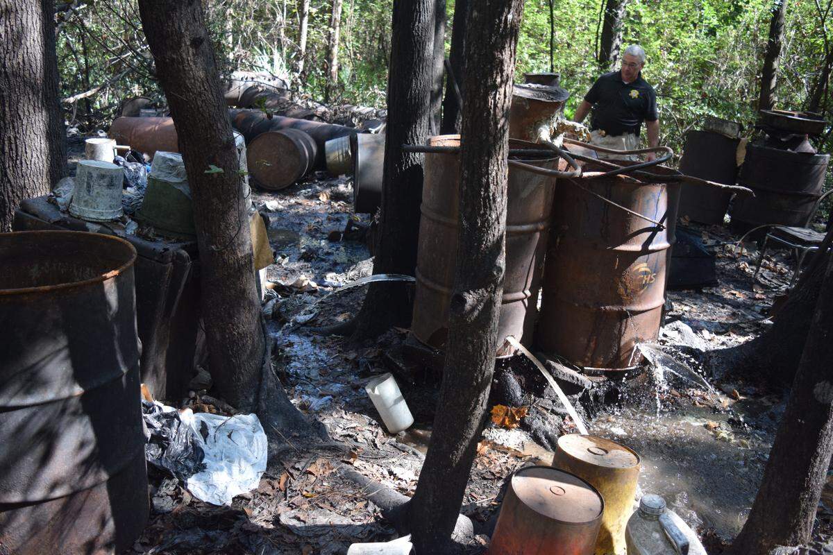 The sheriff said the department destroyed $6,000 worth of liquor but no arrests have been made.