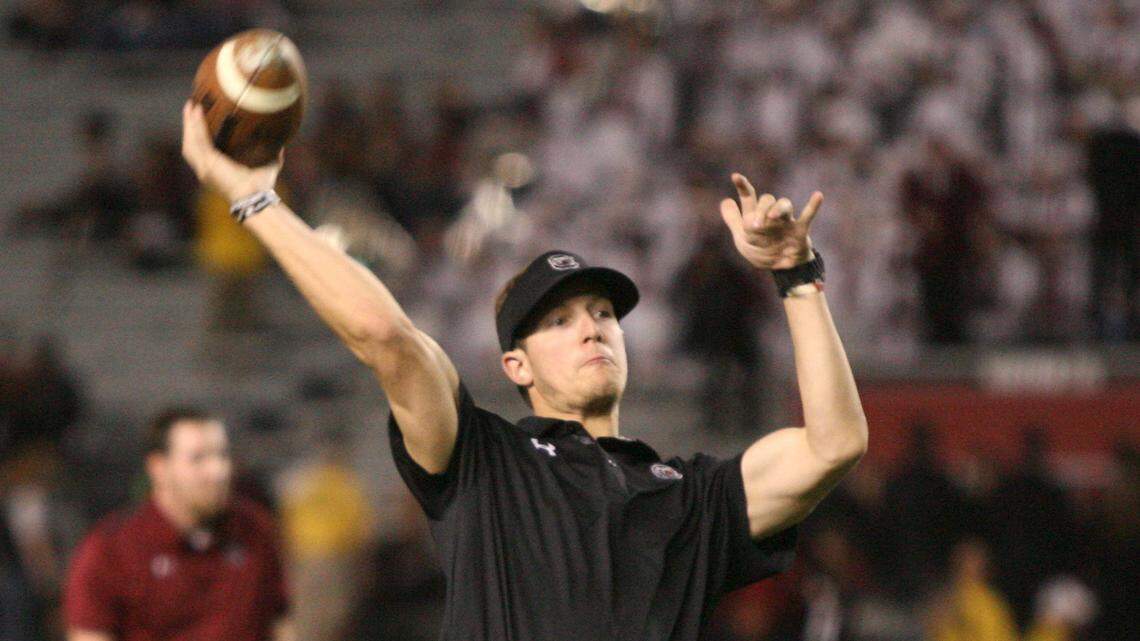 Seth Strickland before South Carolina’s game against Florida on Saturday, Nov. 16, 2013, at Williams-Brice Stadium.