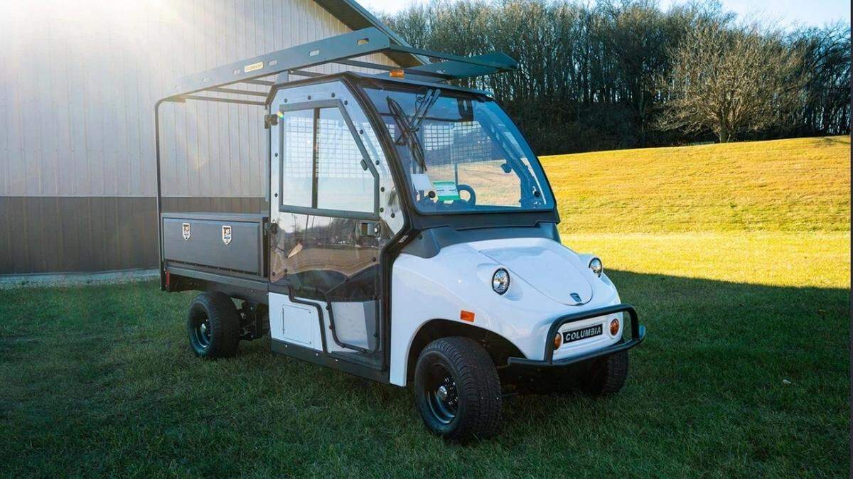 A utilitruck vehicle from Columbia Vehicles.