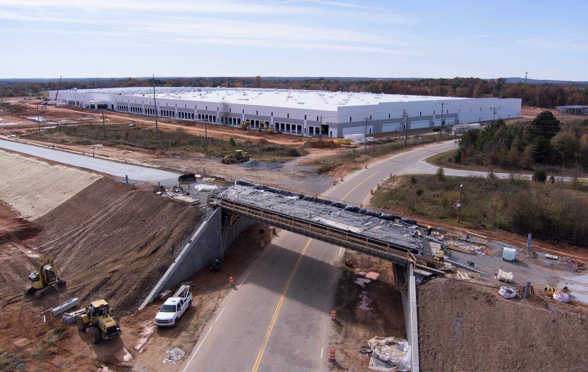 BMW will expand its logistics operations to a new building being developed across Interstate 85 from the South Carolina plant.