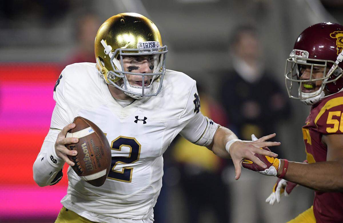 Louisville fans will have a chance to check out quarterback Ian Book and Notre Dame when the Irish visit Cardinal Stadium for their season opener on Sept. 2.