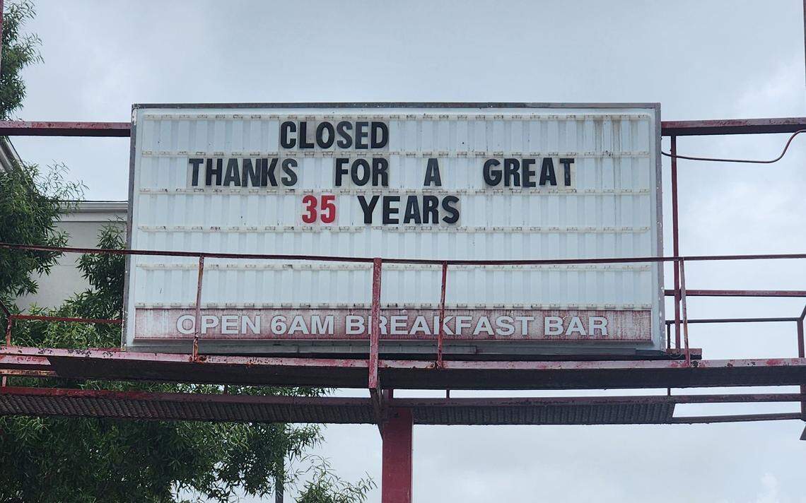 The Shoney’s at 2208-B Airport Blvd. in Springdale near West Columbia has closed.