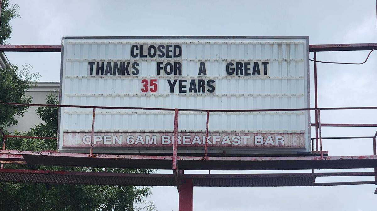 The Shoney’s at 2208-B Airport Blvd. in Springdale near West Columbia has closed.