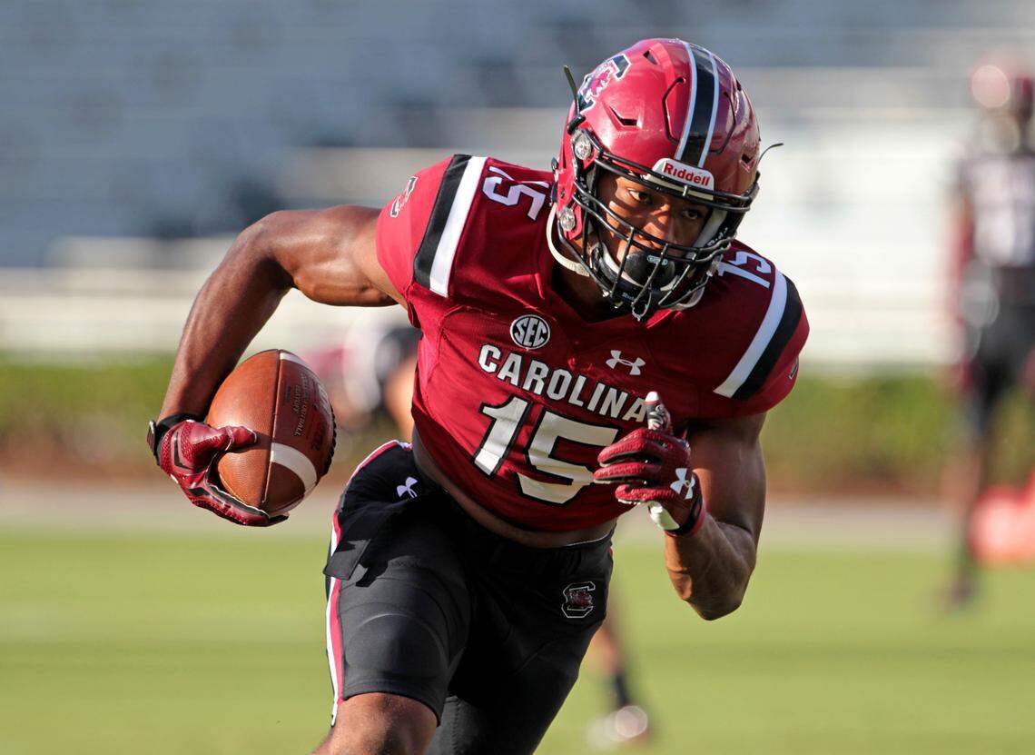 South Carolina receiver Matrick Belton in 2016.