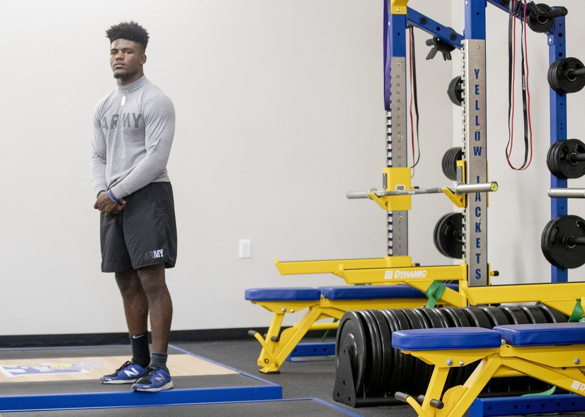 Jordan Pettigrew, a Georgia native, is a running back for Allen University’s football team. Allen University is reviving the football program after 13 years. The team is comprised of all freshmen.