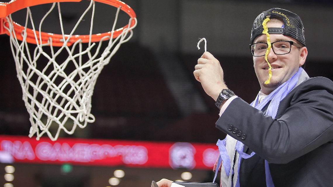 South Carolina women’s basketball grad assistant Jacob Coltrane was named girls basketball coach at Chapin.