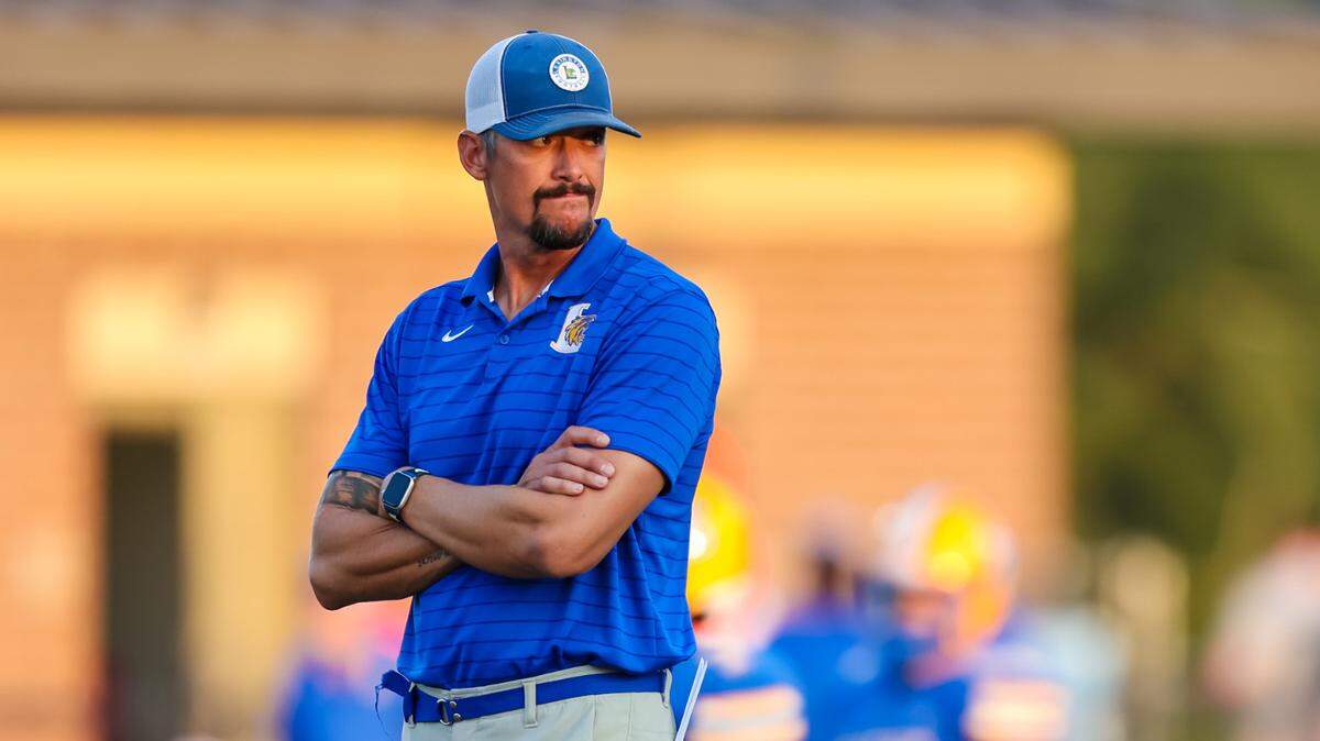 Lexington Wildcats head coach Perry Woolbright