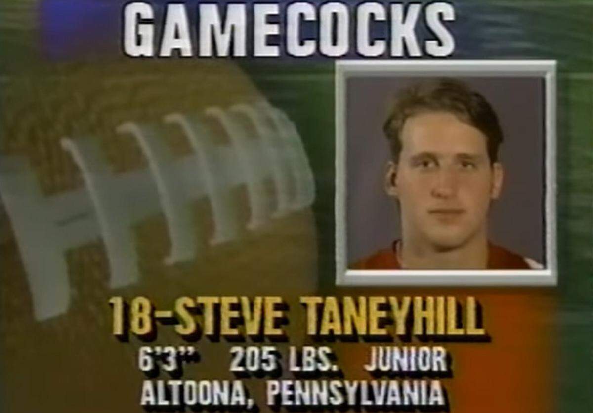 South Carolina QB Steve Taneyhill