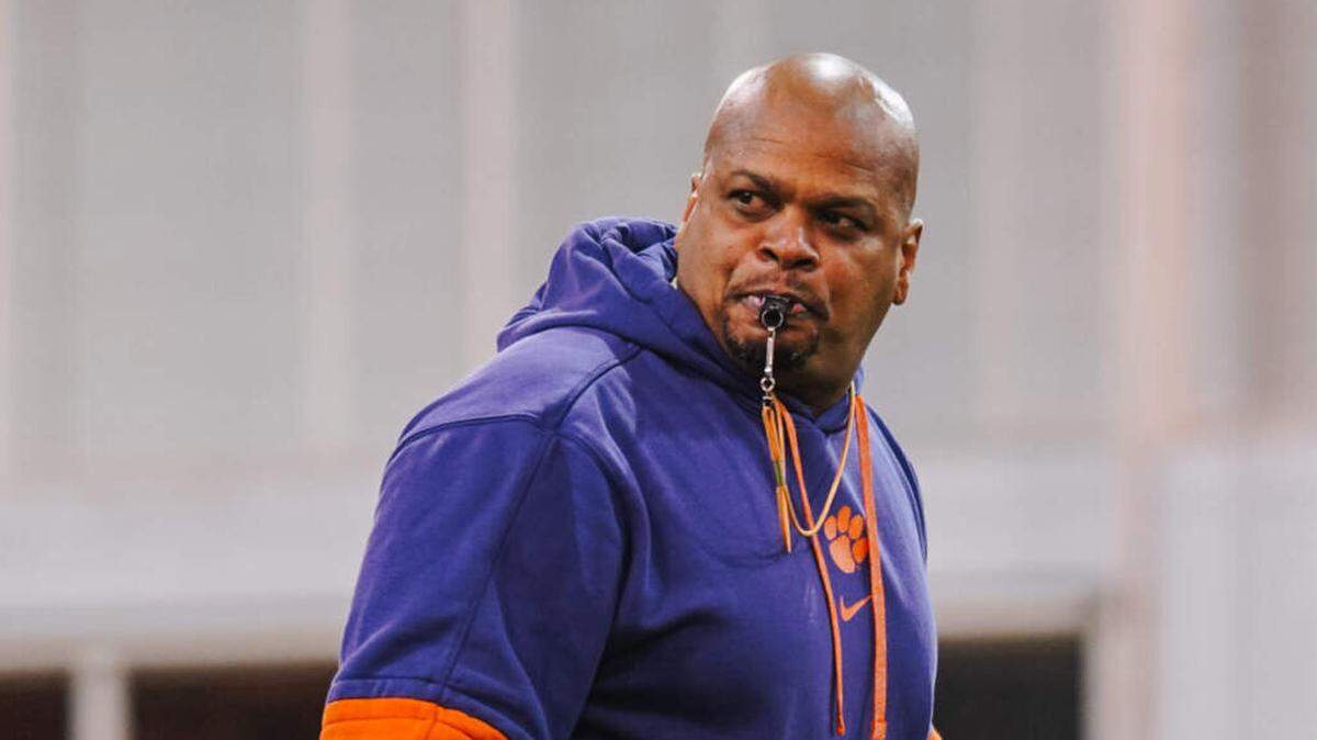 Clemson assistant strength and conditioning coach Dennis Love