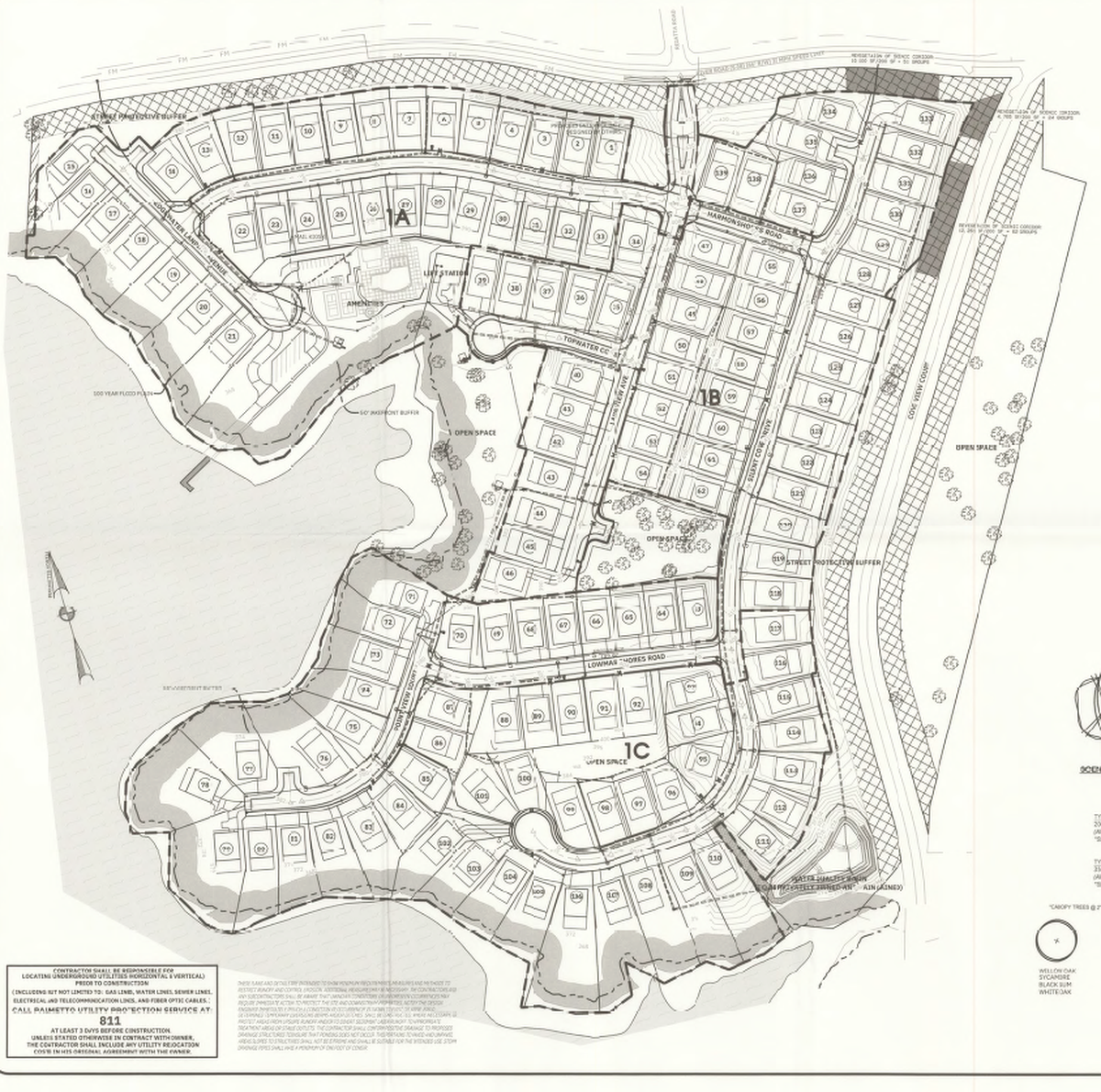 Plans for the new Waterside at Pine Island neighborhood on Lake Murray