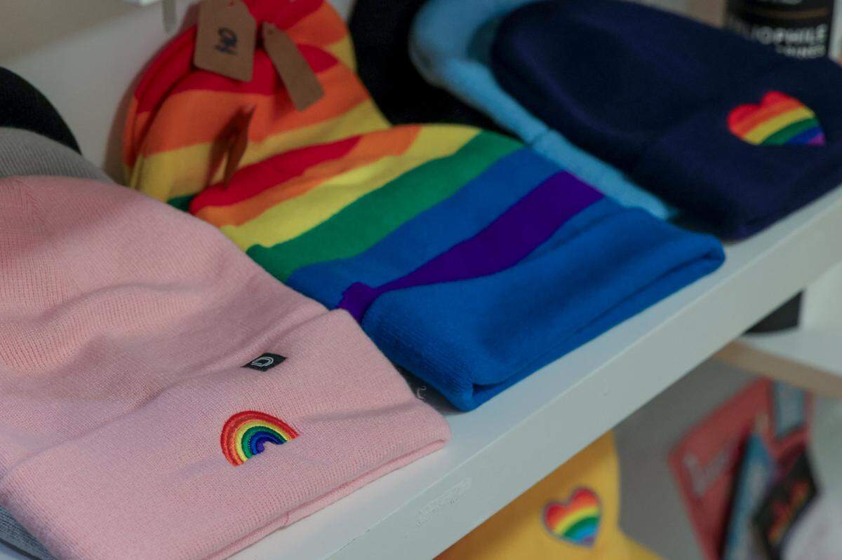 Queer Haven Books in Columbia. The independent bookstore specializing in LGBTQ+ books and gifts opened in the Arcade Building in April 2024.