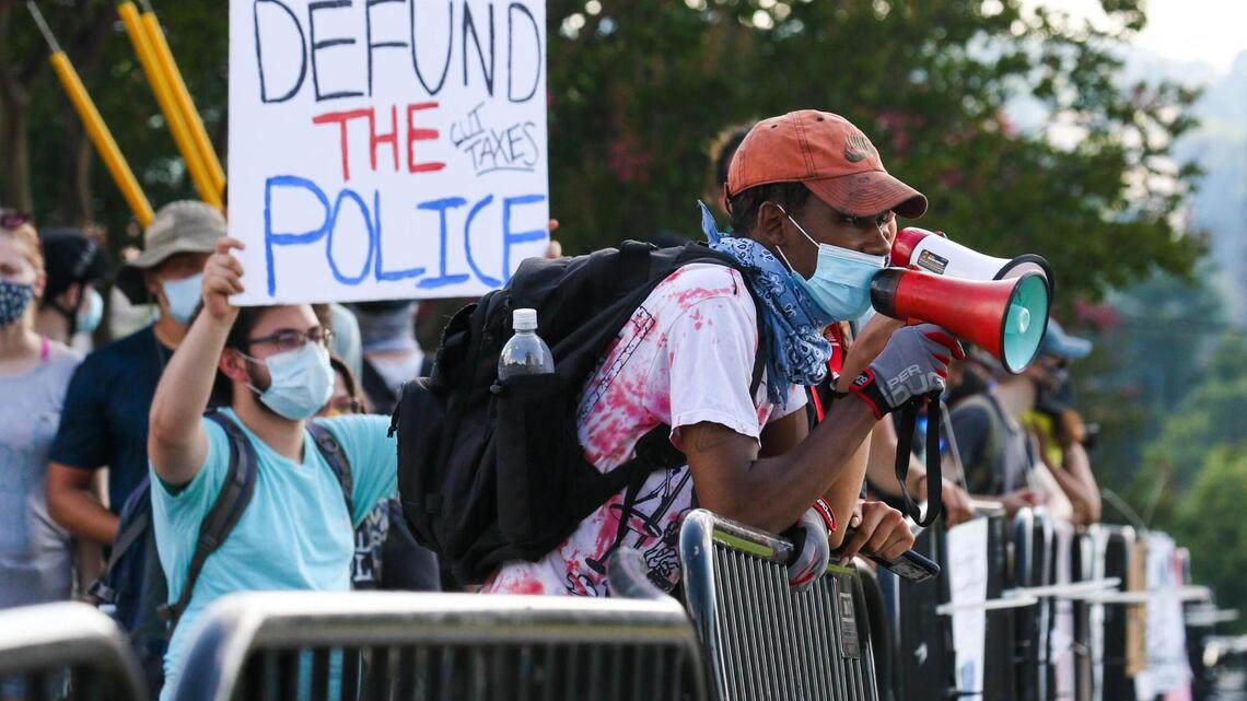 Police implied SC protesters threw chemicals at cops. It was just water and antacid