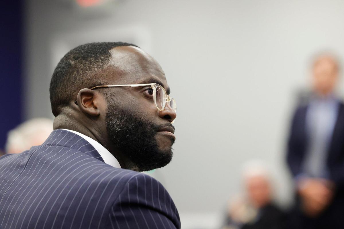 Comptroller General Brian Gaines listens to questions during a meeting of the State Fiscal Accountability Authority on Tuesday, March 26, 2024.