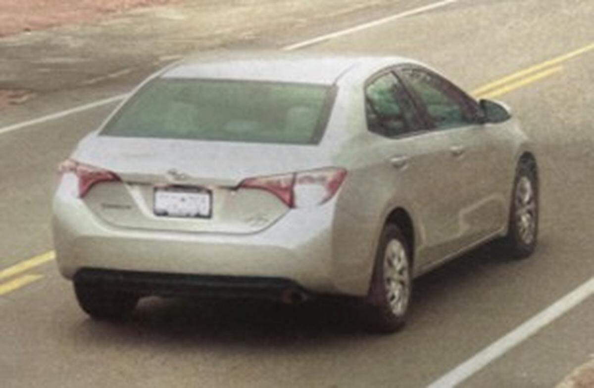 A homicide victim’s stolen car is pictured.