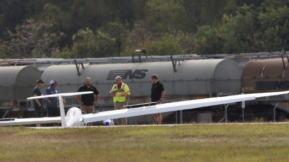 Emergency crews responded Thursday, Oct. 21, 2021, to Owens Field Airport Columbia, S.C., after a small plane crash. The pilot was taken to a hospital.