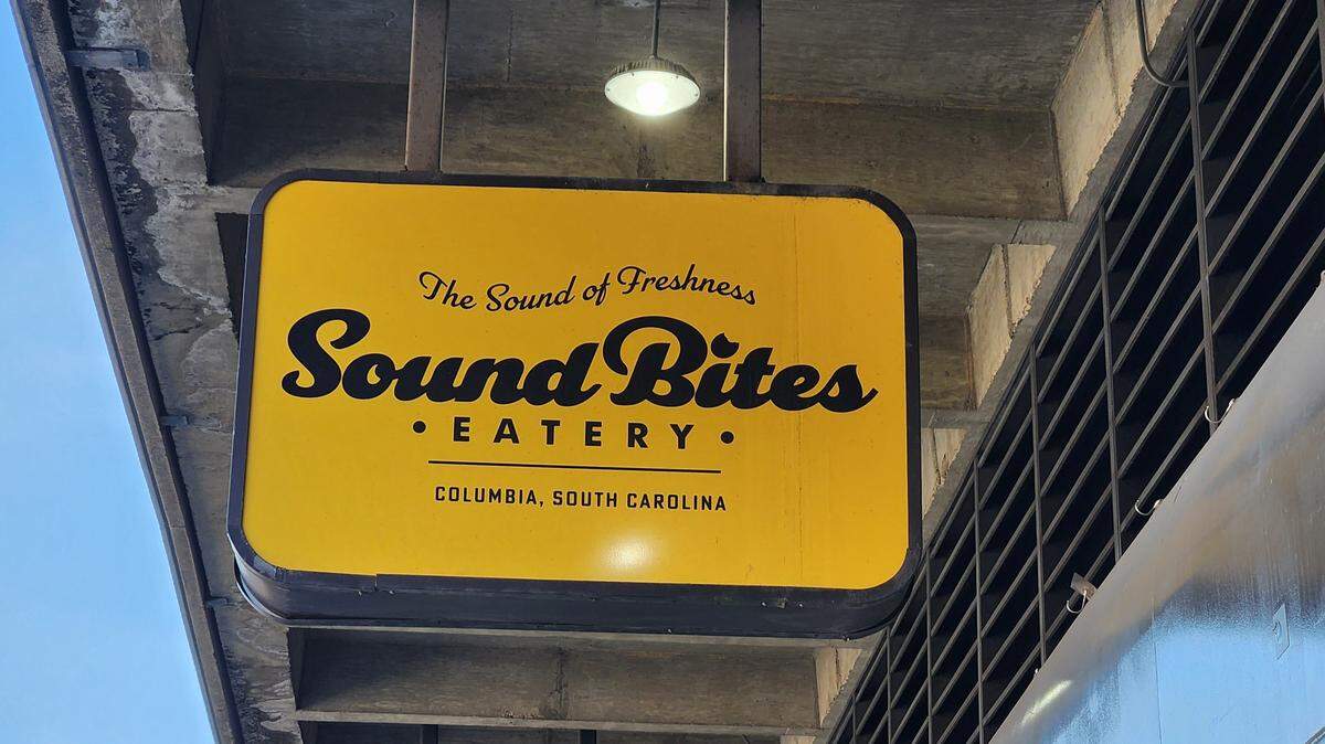 Sound Bites Eatery on Sumter Street in downtown Columbia, SC.