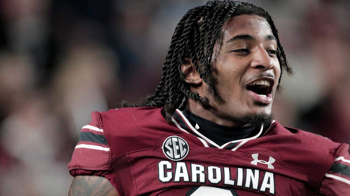 South Carolina wide receiver Antwane Wells Jr. led the Gamecocks in 2022 with 68 catches for 928 yards and six touchdowns. He added another score rushing.