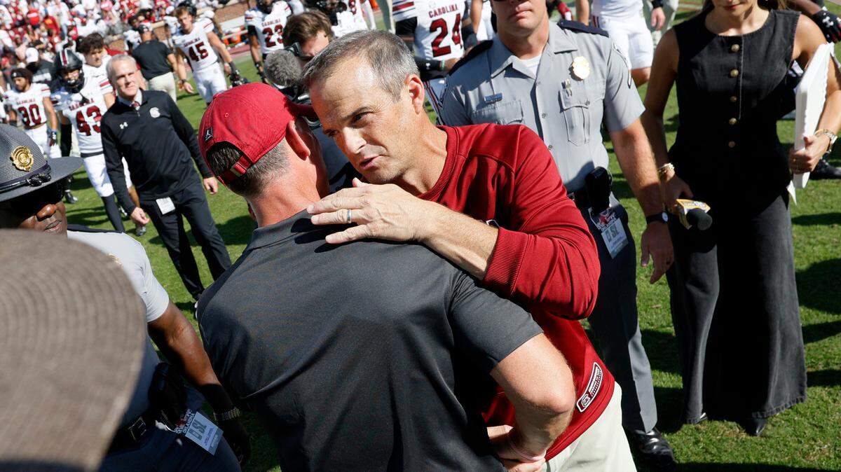 South Carolina head coach Shane Beamer