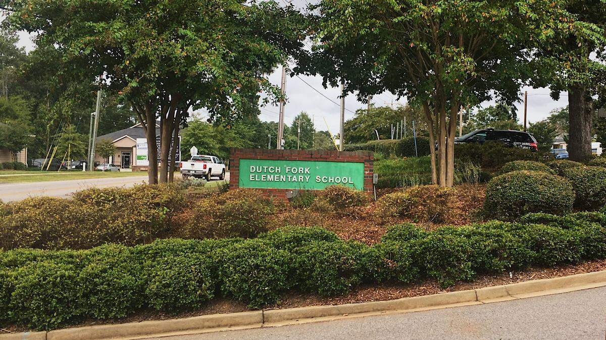 The entrance to Dutch Fork Elementary on Oct. 7, 2019. The school was recently named the first Green Ribbon school in South Carolina, an achievement that marks the school’s commitment to environmentally conscious habits and curriculum.