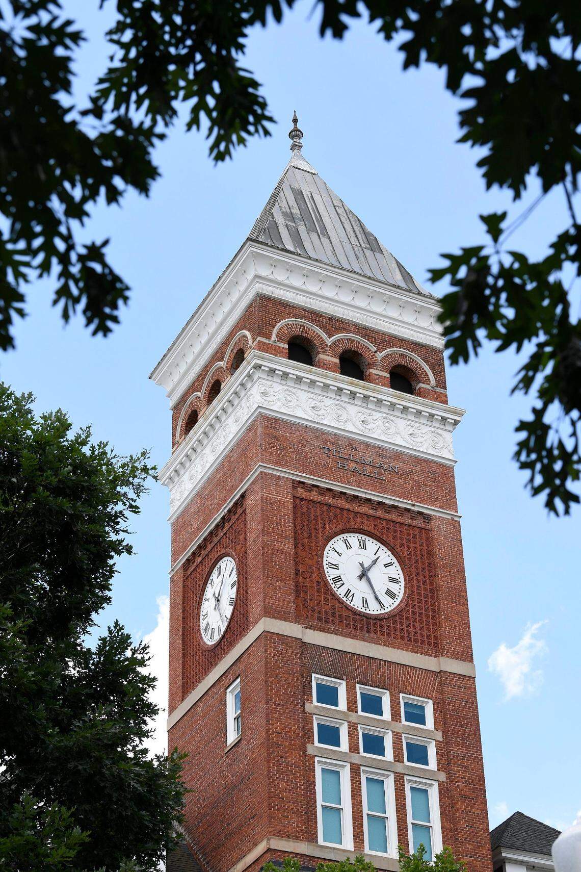 Tillman Hall on the campus of Clemson University Saturday, June 13, 2020.