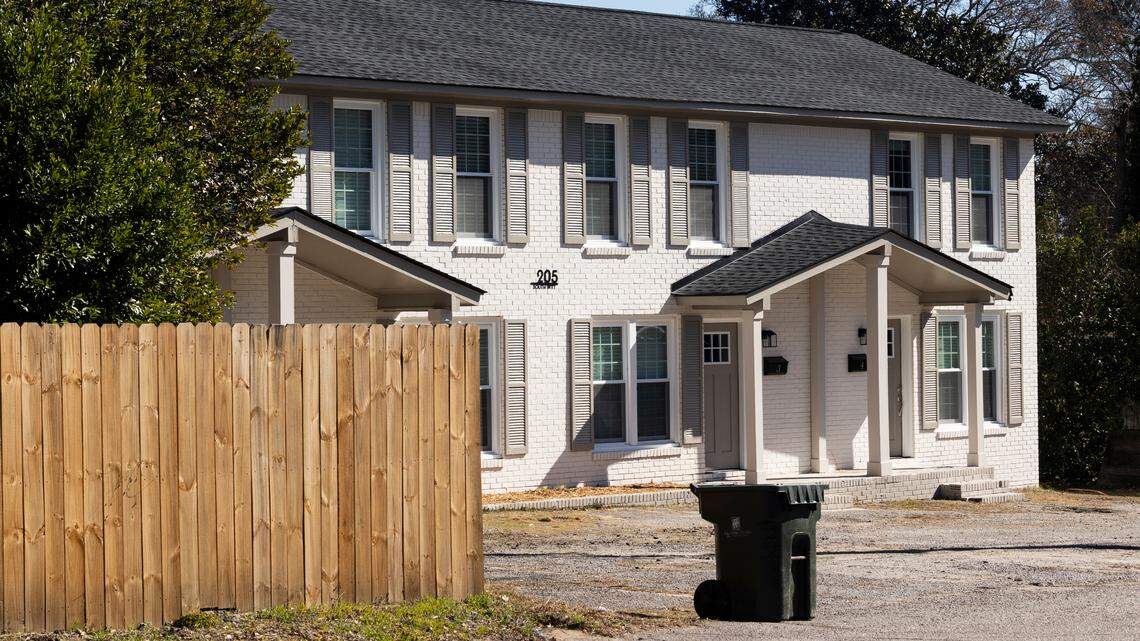 A new townhome in West Columbia, South Carolina on Tuesday, February 4, 2025.