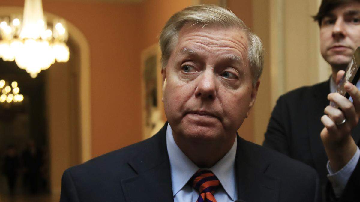 Sen. Lindsey Graham, R-S.C., abruptly ended an interview on Fox News Sunday.
