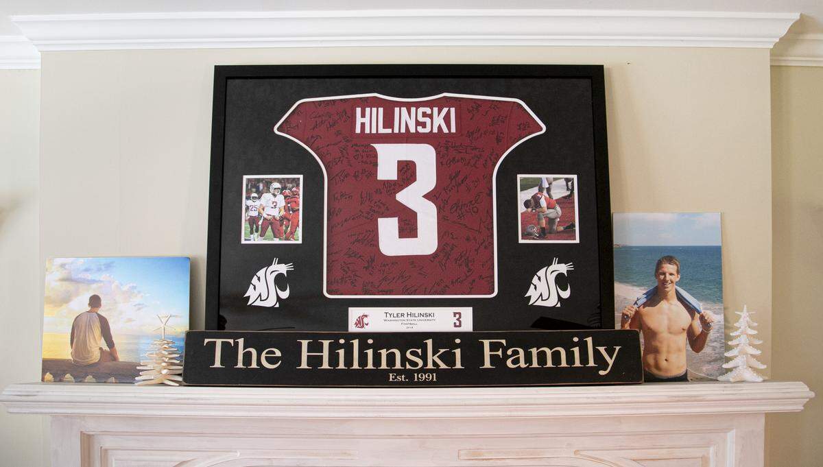 Mark and Kym Hilinski bought a house on Lake Murray so they could be close to their sons, USC freshman quarterback Ryan Hilinski and Kelly Hilinski who lives in Irmo. The Hilinski family is adjusting to life after the suicide of Tyler Hilinski while a quarterback at Washington State. Tyler’s jersey and photos sit prominently in the new house.