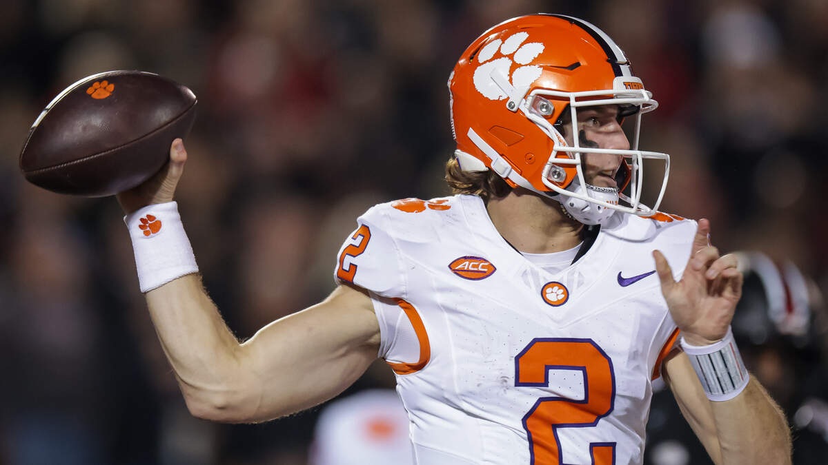 Clemson senior QB Cade Klubnik (2) can help his team clinch 2025 bowl eligibility in his last career start at Memorial Stadium on Saturday.