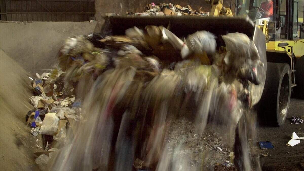 This file photos shows garbage, and trash pickup is delayed in some areas in Richland County, officials said.
