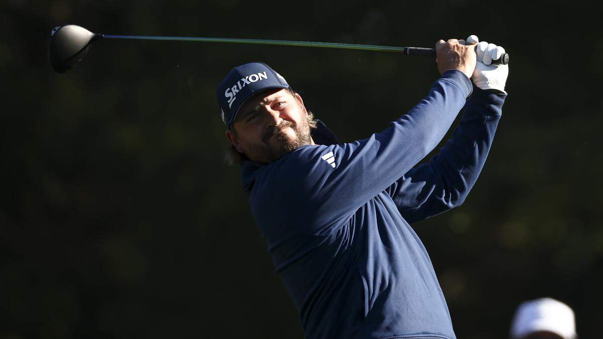 Andrew Novak of the United States plays a shot from the fifth hole tee box during the second round of the 2026 Masters Tournament at Augusta National Golf Club on April 10, 2026 in Augusta, Georgia. 
