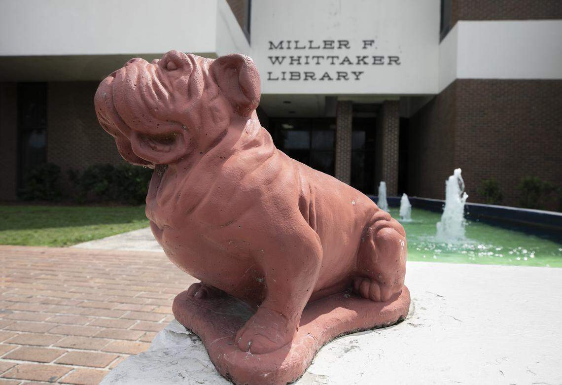 The Miller F. Whittaker Library on S.C. State campus. 6/20/19