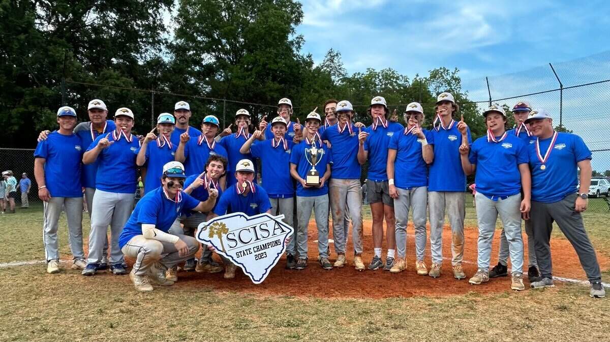 Richard Winn baseball won the SCISA Class A championship on May 16, 2023.